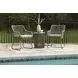 Monarch Heights Beige Performance Fabric 3 Piece Outdoor Conversation Set