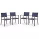 Point Bonita Gray 38" Square Outdoor Dining Room Set