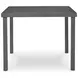 Point Bonita Gray 38" Square Outdoor Dining Room Set