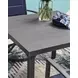 Point Bonita Gray 38" Square Outdoor Dining Table