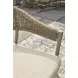 Ocean Park Beige Performance Fabric Outdoor Arm Chair with Cushion Set of 4