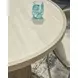 Ocean Park Beige 49" Round Outdoor Sintered Stone Top Dining Room Set