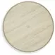 Ocean Park Beige 49" Round Outdoor Sintered Stone Top Dining Room Set