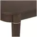 Oakridge Medley Piano Brown 117" Extendable Rectangular Dining Table
