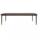 Oakridge Medley Piano Brown 117" Extendable Rectangular Dining Table
