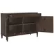 Oakridge Medley Piano Brown 2 Door Server with Storage Drawer