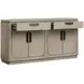 Braelyn Dorian Gray 4 Door Server