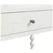 Haven Warm White 1 Drawer Open Nightstand