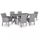 Dillon Beach Gray 71" Rectangular Outdoor Dining Room Set