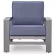 Dillon Beach Blue Performance Fabric Outdoor Living Room Set