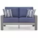 Dillon Beach Blue Performance Fabric Outdoor Living Room Set