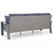 Dillon Beach Blue Performance Fabric Outdoor Living Room Set