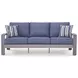 Dillon Beach Blue Performance Fabric Outdoor Living Room Set