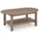 Cliffs Beach Driftwood Oval Outdoor Coffee Table