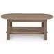 Cliffs Beach Driftwood Oval Outdoor Coffee Table