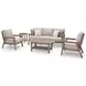 Cliffs Beach Gray Performance Fabric 78" Outdoor Sofa with Cushion