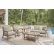 Cliffs Beach Driftwood Oval Outdoor Coffee Table