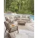 Cliffs Beach Gray Performance Fabric Outdoor Living Room Set