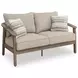 Francis Beach Gray Performance Fabric Outdoor Living Room Set