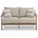 Francis Beach Gray Performance Fabric Outdoor Living Room Set