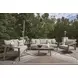 Francis Beach Gray Performance Fabric 89" Outdoor Sofa with Cushion