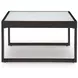 Beachloft Black and Gray Outdoor Square Cocktail Table