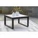 Beachloft Black and Gray Outdoor Square Cocktail Table