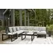 Beachloft Gray Performance Fabric 7 Piece Modular Outdoor Sectional with Pillows