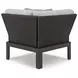 Beachloft Gray Performance Fabric 7 Piece Modular Outdoor Sectional with Pillows
