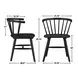 Willow Black Dining Side Chair Set of 2