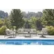North Island Gray Performance Fabric 88" Outdoor Sofa with Cushion