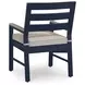Mabry Shores Driftwood Performance Fabric Outdoor Arm Chair with Cushion Set of 2