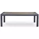 Mabry Shores Navy Blue and Driftwood 88" Rectangular Outdoor Dining Room Set