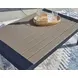 Mabry Shores Navy Blue and Driftwood Rectangular Outdoor Coffee Table