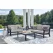 Mabry Shores Driftwood Performance Fabric Outdoor Living Room Set