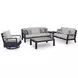 Mabry Shores Driftwood Performance Fabric 83" Outdoor Sofa with Cushion