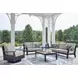 Mabry Shores Driftwood Performance Fabric 83" Outdoor Sofa with Cushion