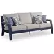 Mabry Shores Driftwood Performance Fabric 83" Outdoor Sofa with Cushion