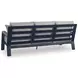 Mabry Shores Driftwood Performance Fabric 83" Outdoor Sofa with Cushion