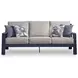 Mabry Shores Driftwood Performance Fabric 83" Outdoor Sofa with Cushion