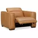 MS Rich Brown Caramel Leather Fresco Power Recliner with Power Headrest
