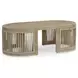 Moondance Beige Outdoor Rectangular Coffee Table