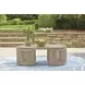 Moondance Beige Outdoor Rectangular Coffee Table