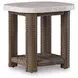 Angel Island Beige and Brown Rectangular Outdoor Occasional Table Set