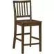Joplin Brown Extendable Rectangular Counter Height Dining Room Set