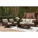 Drakes Beach Beige Performance Fabric Outdoor Living Room Set