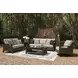 Drakes Beach Dark Brown Square Outdoor End Table