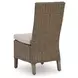 Carmel Bay Beige Side Chair with Cushion Set of 2