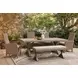 Revare Beach Beige 6-Piece Patio Dining Set with 4 Chairs and Bench