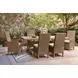 Carmel Bay Beige Outdoor Dining Room Set